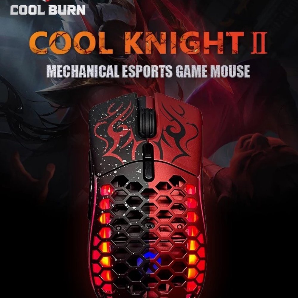 Professional Dual Wireless RGB Computer Gaming Mouse - Wired